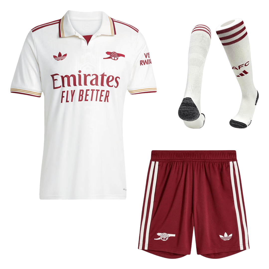 Die Gunners Trikot Komplett-Set Drittes Auswärts 2025/26