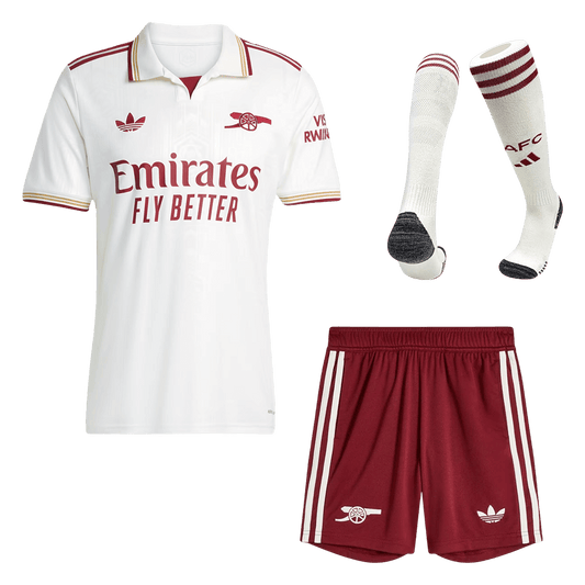 Die Gunners Trikot Komplett-Set Drittes Auswärts 2025/26