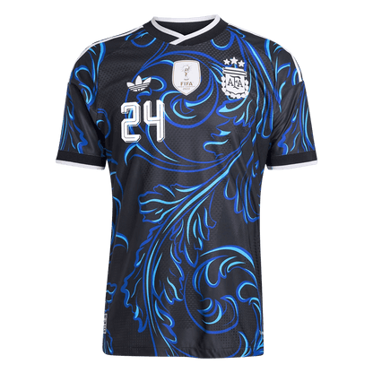 Argentina World Cup Player Version Trikot Auswärts 2026 E. FERNÁNDEZ #24 Slim Fit