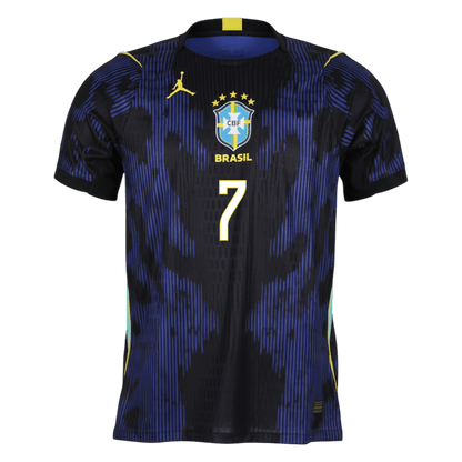 Brazil World Cup Player Version Trikot Auswärts 2026 VINI JR. #7 Slim Fit