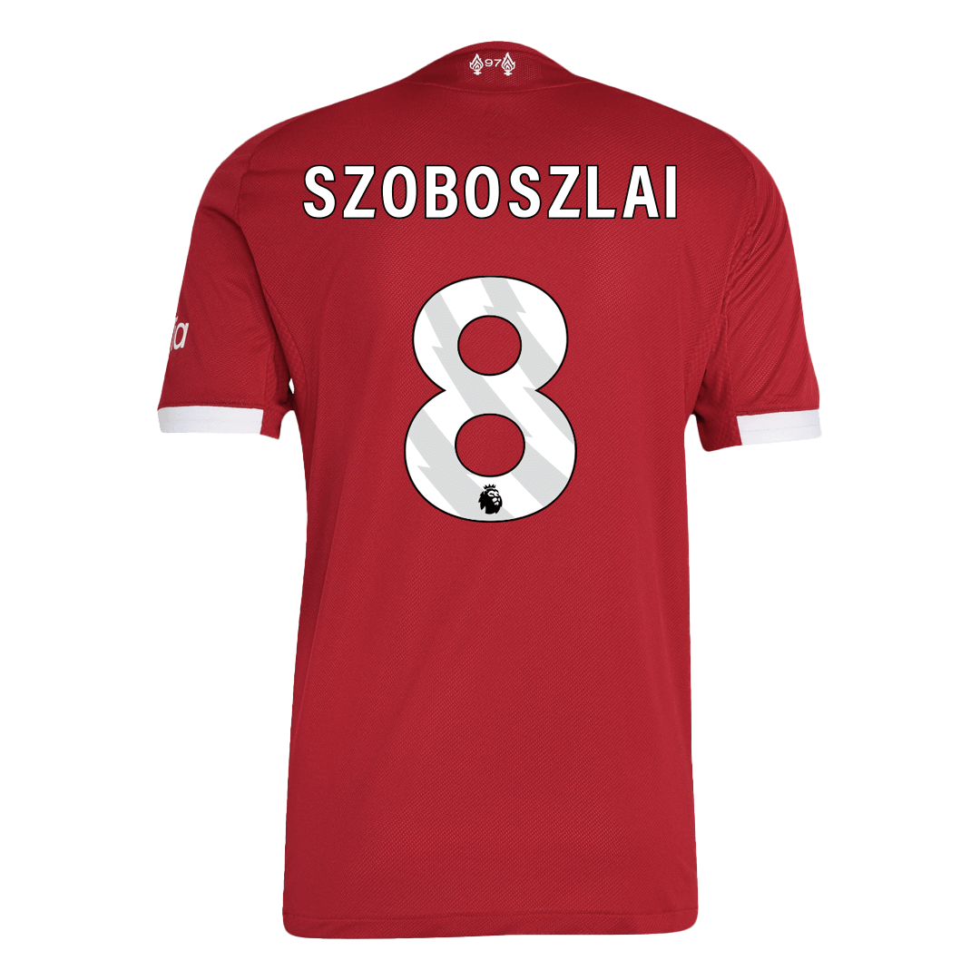 Liverpool Player Version Trikot Heim 2025/26 SZOBOSZLAI #8 Slim Fit