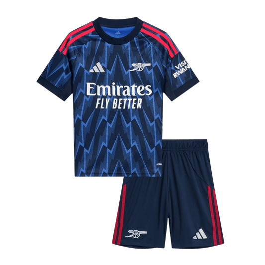 Die Gunners Kinder Trikot Set Auswärts 2025/26