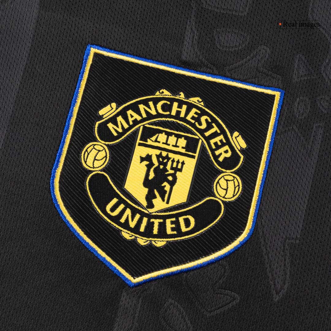 ManU Langarm Trikot Drittes Auswärts 2025/26