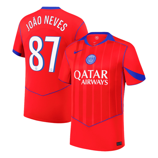 PSG Trikot Drittes Auswärts 2025/26 JOÃO NEVES #87