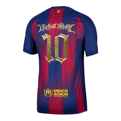 Barcelona Player Version Trikot Heim 2025/26 LAMINE YAMAL #10 Slim Fit