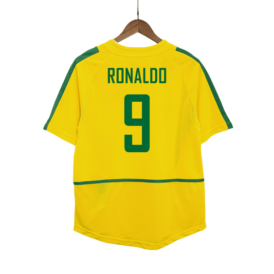 Brazil Retro Trikot Heim 2002/03 RONALDO #9