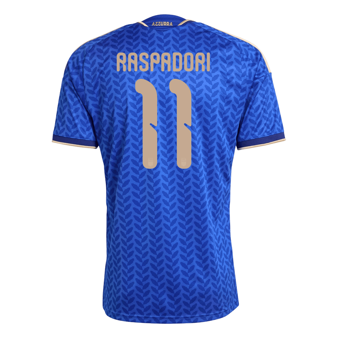 Italy World Cup Trikot Heim 2026 RASPADORI #11 [PREMIUM]