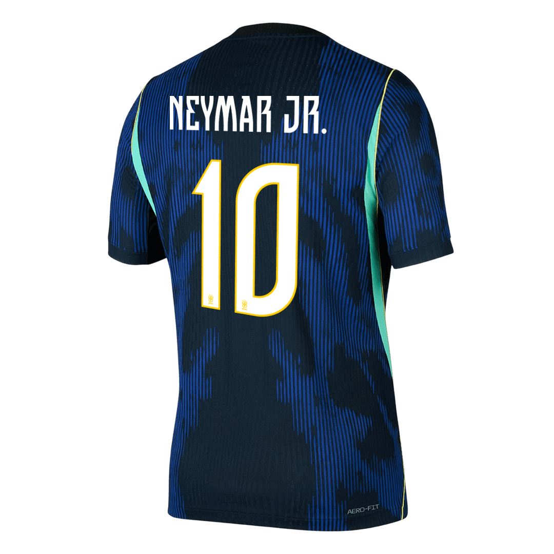 Brazil World Cup Player Version Trikot Auswärts 2026 NEYMAR JR. #10 Slim Fit