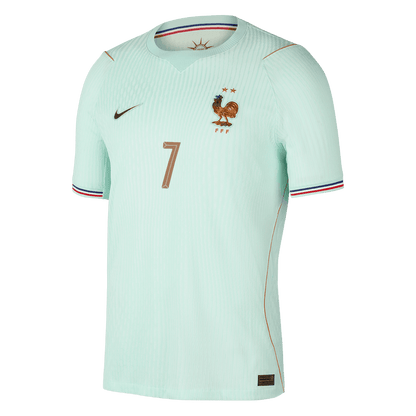 France World Cup Player Version Trikot Auswärts 2026 DEMBELE #7 Slim Fit
