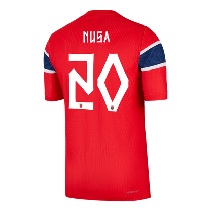 Norway World Cup Player Version Trikot Heim 2026 NUSA #20 Slim Fit