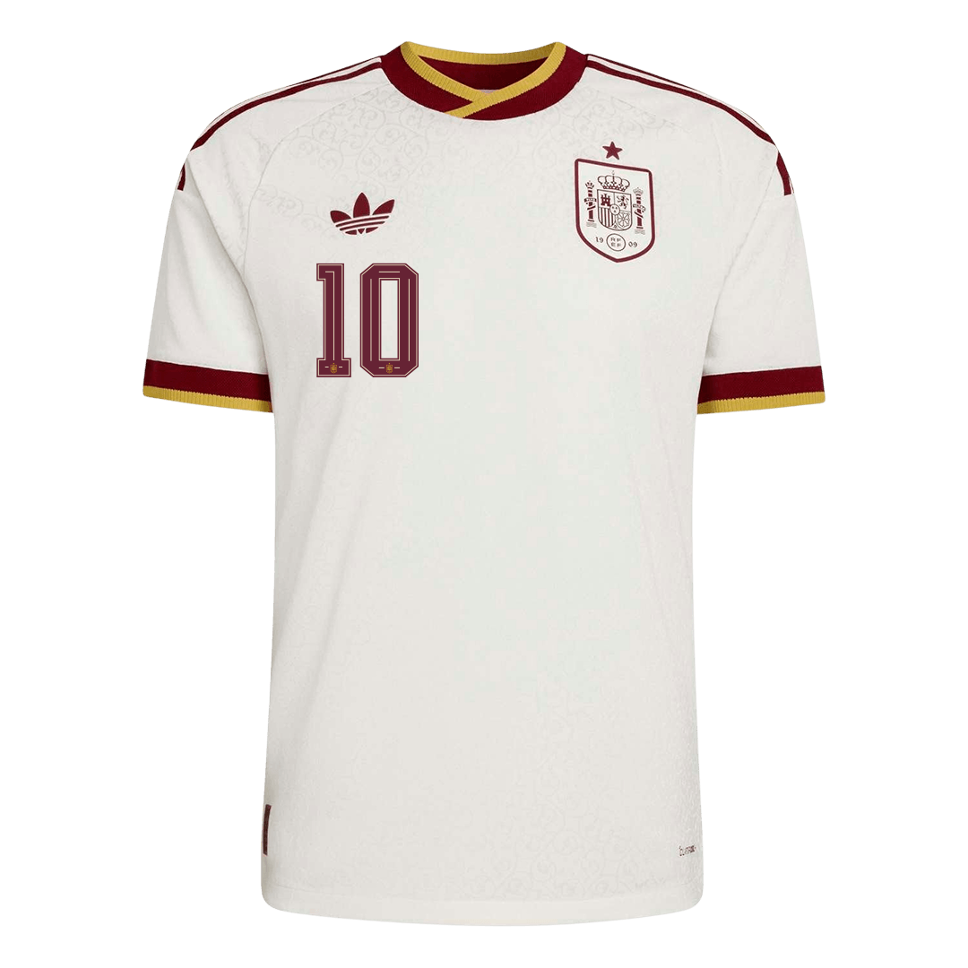 Spain World Cup Player Version Trikot Auswärts 2026 OLMO #10 Slim Fit
