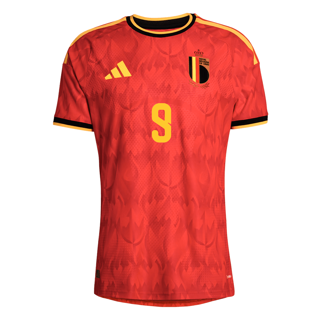 Belgium World Cup Player Version Trikot Heim 2026 LUKAKU #9 Slim Fit