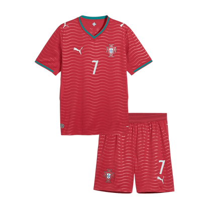 Portugal World Cup Kinder Trikot Set Heim 2026 RONALDO #7 [PREMIUM]