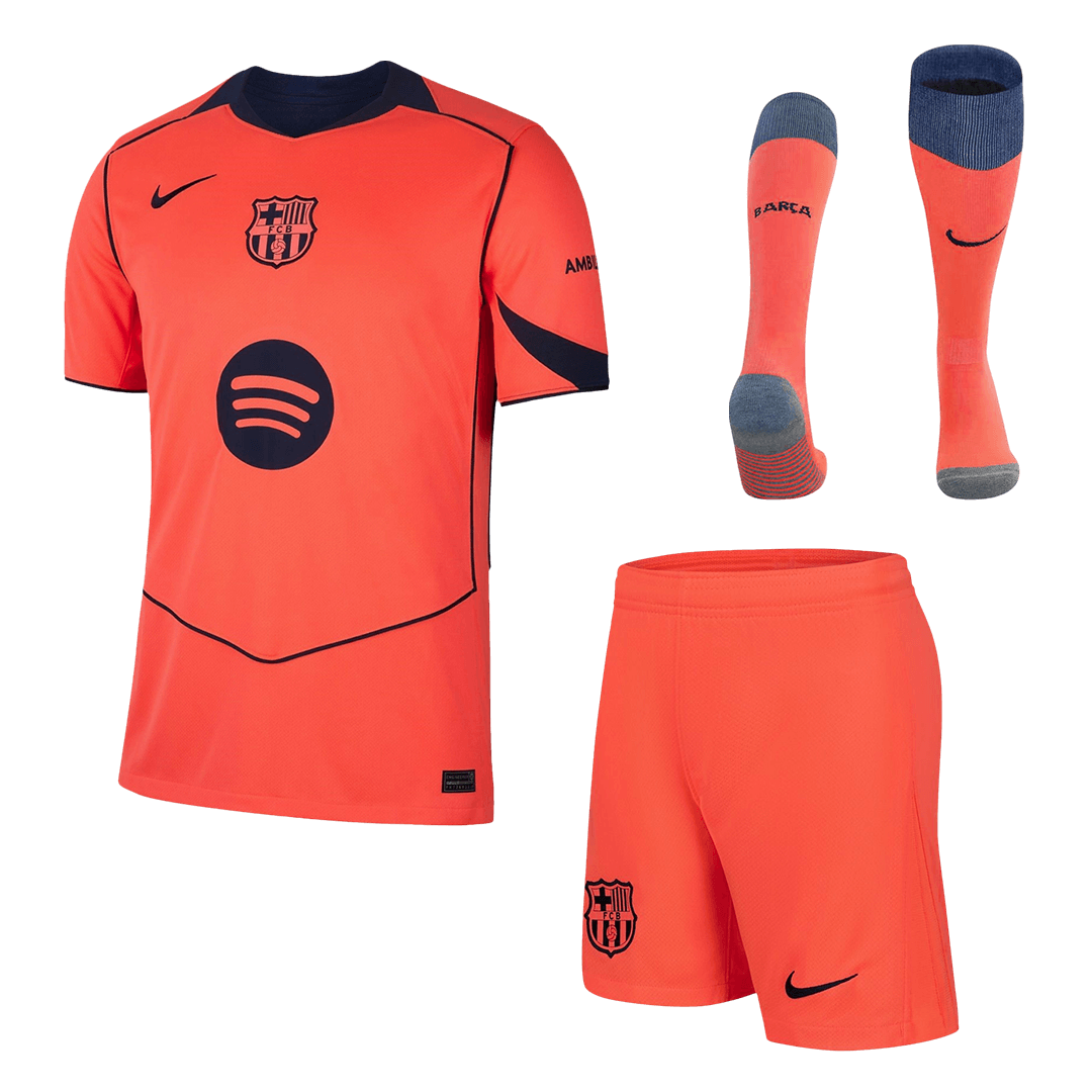 Barcelona Trikot Komplett-Set Drittes Auswärts 2025/26