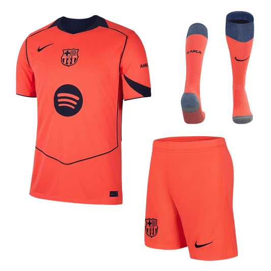 Barcelona Trikot Komplett-Set Drittes Auswärts 2025/26