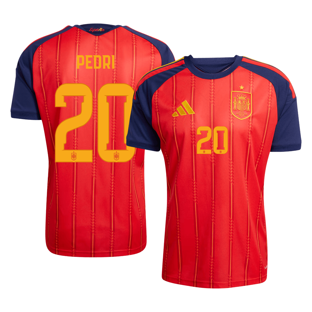 Spain World Cup Trikot Heim 2026 PEDRI #20 [PREMIUM]