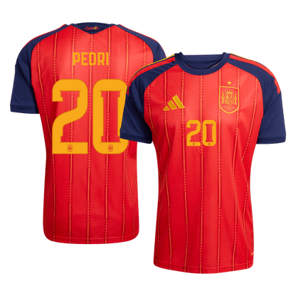 Spain World Cup Trikot Heim 2026 PEDRI #20 [PREMIUM]