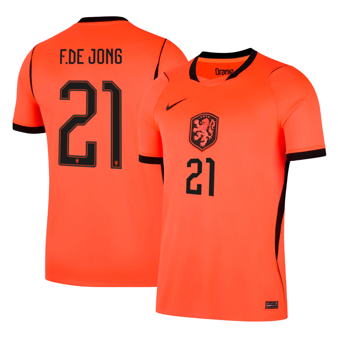 Netherlands World Cup Trikot Heim 2026 F.DE JONG #21