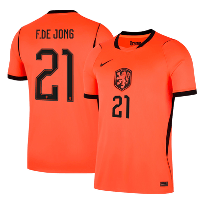 Netherlands World Cup Trikot Heim 2026 F.DE JONG #21