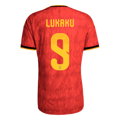 Belgium World Cup Player Version Trikot Heim 2026 LUKAKU #9 Slim Fit