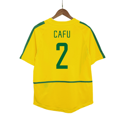 Brazil Retro Trikot Heim 2002/03 CAFU #2
