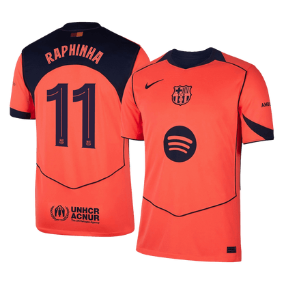 Barcelona Trikot Drittes Auswärts 2025/26 UCL RAPHINHA #11
